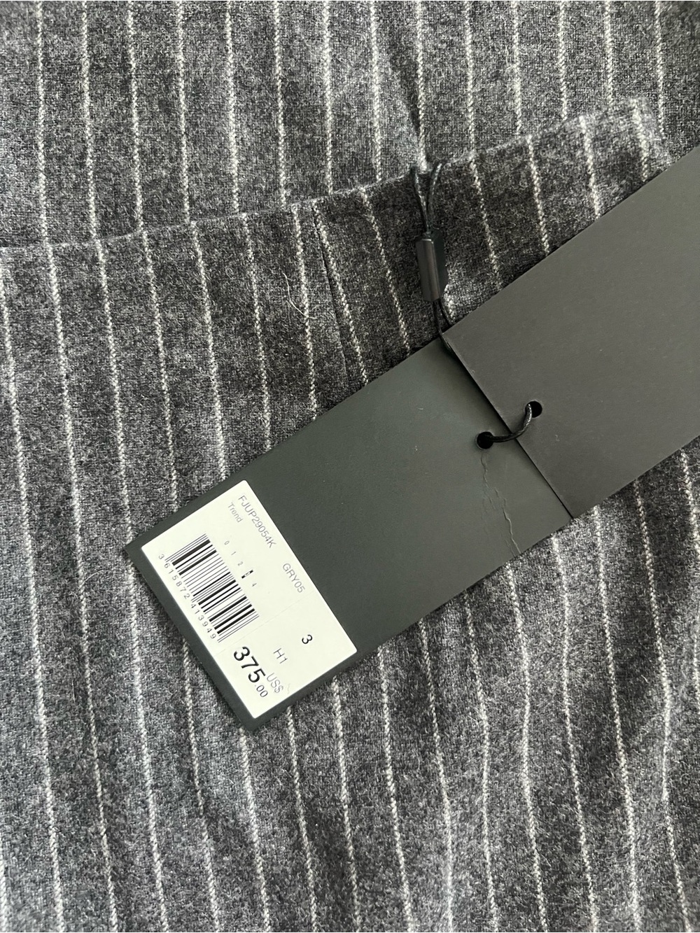 THE KOOPLES Cashmere-Wool Pinstripe Pencil Skirt Sz 3 - Picture 9 of 10